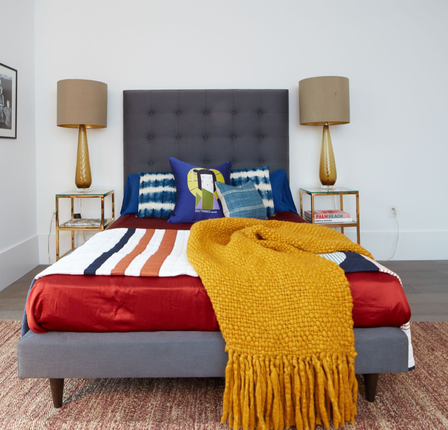Queen Linen Bed Frame