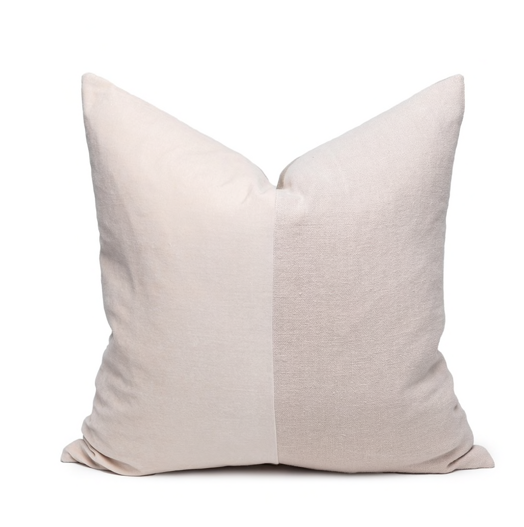 Pearl Two Tone Velvet Pillow 22x22
