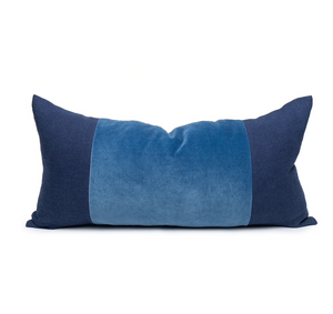 Kyanite Two Tone Lumbar Pillow