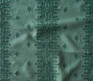 Inca Embroidered Linen Duvet Cover