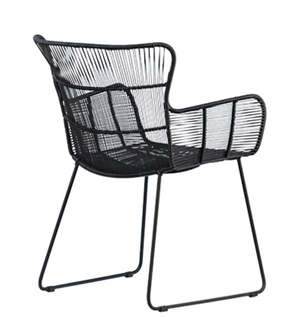 Aba Outdoor Chair Black