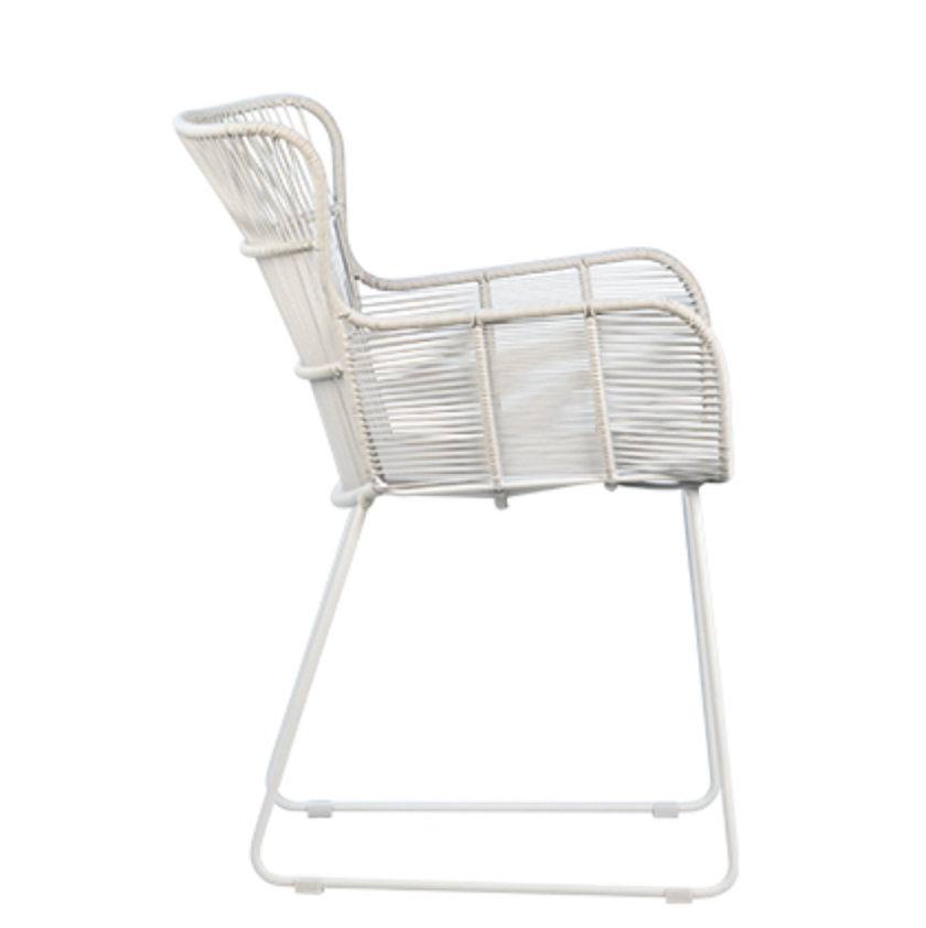 Aba Outdoor Chair White