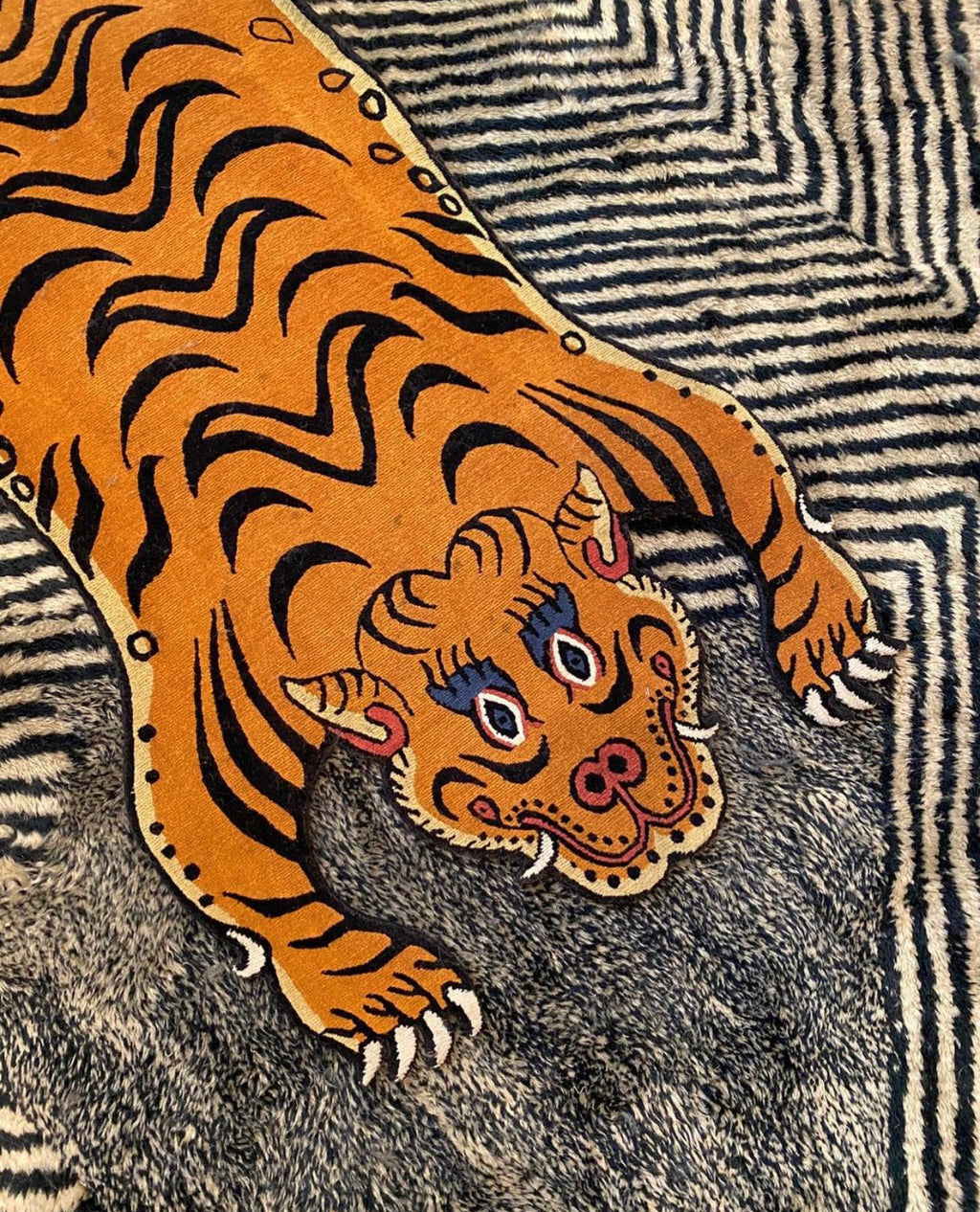 Tibetan Tiger Rug - Medium