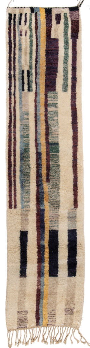 Multi color bar rug