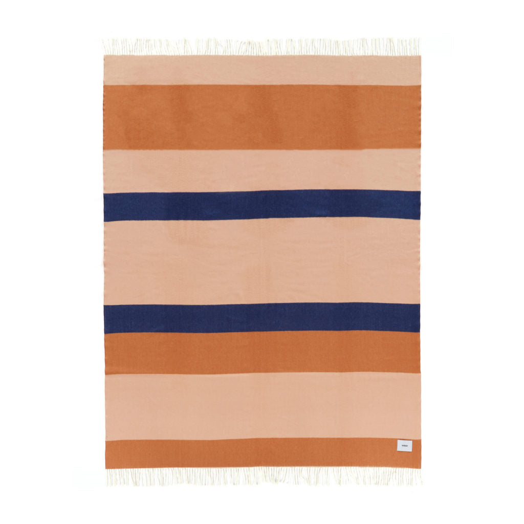Orange Merino Blanket